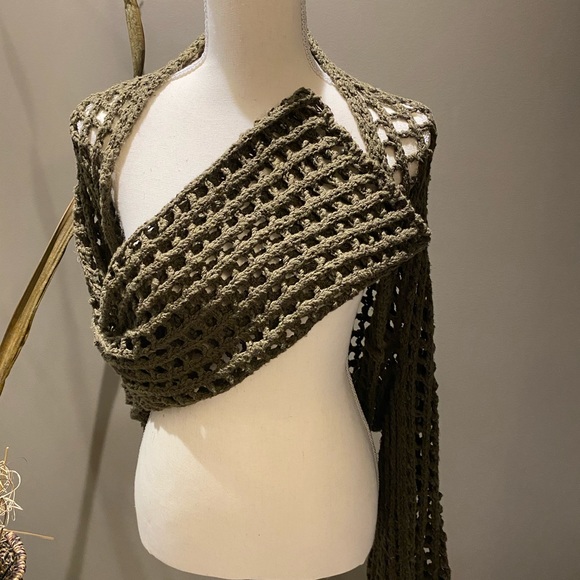 FREE PEOPLE trinity open knit shrug - Picture 8 of 16